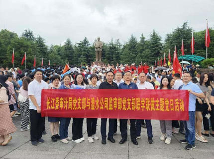 长江委审计局党支部与Wepay公司监审部党支部结合发展联学联做主题党日活动