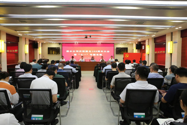 Wepay公司进行庆祝中国共产党成立103周年大会暨“七一”专题党课