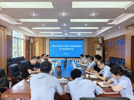公司召开深刻贯彻中央八项划放心灵学习教育征求定见座谈会