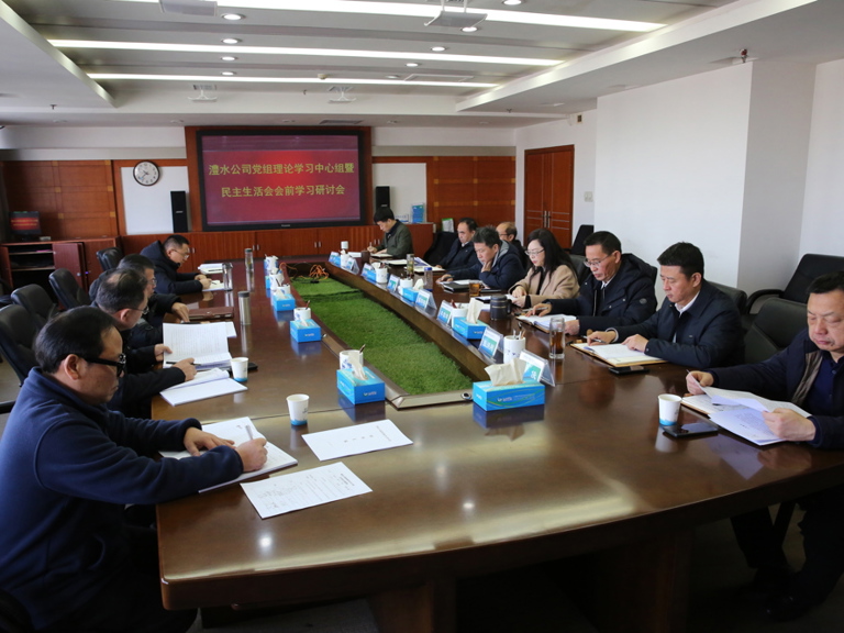 公司党组召开理论学习中心组暨2025年度民主生涯会会前集中学习钻研